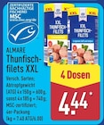 Thunfischfilets XXL 4x150g Angebote von ALMARE bei ALDI Nord Bad Oeynhausen für 4,44 €