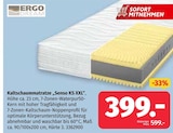 Kaltschaummatratze „Senso KS XXL“ im Angebot bei Segmüller in Frankfurt Kaltschaummatratze „Senso KS XXL“ Angebote von ERGO DREAM bei Segmüller Frankfurt für 399,00 €