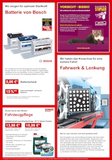 Autobatterie im aktuellen AutoCrew Prospekt (Mannheim) Autobatterie im AutoCrew Prospekt "Herbstzeit ist Servicezeit: Unsere Angebote für Sie!" mit 4 Seiten (Mannheim)