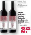Baden Spätburgunder Rotwein trocken Angebote bei E center Rastatt für 2,22 €
