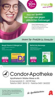 mea - meine apotheke Prospekt der Woche "Unsere Oktober-Angebote" Seite 1, 01.10.2026 bis 31.10.2026 für Kiel Aktueller mea - meine apotheke Prospekt "Unsere Oktober-Angebote" Seite 1 von 4 Seiten für Kiel