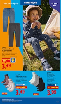 Promotion Culotte dans le prospectus Lidl, valable du 29/01/2026 au 04/02/2026 Promo Culotte dans le catalogue Lidl du moment à la page 57