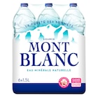 Eau minérale naturelle - MONT BLANC - Carrefour à Le Havre Eau minérale naturelle - MONT BLANC en promo chez Carrefour Le Havre à 3,12 €
