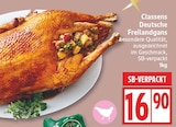 Deutsche Freilandgans von Classens für 16,90 € bei EDEKA im Angebot Deutsche Freilandgans von Classens im aktuellen EDEKA Prospekt