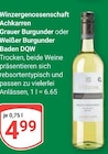 Grauer Burgunder Baden DQW bei GLOBUS im Grünstadt Prospekt für 4,99 €