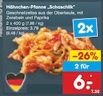 Hähnchen-Pfanne Schaschlik Angebote bei Netto Marken-Discount Krefeld für 6,00 €