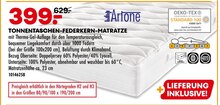Tonnentaschenfederkernmatratze Angebot in Oppin b Halle, Saale im aktuellen Prospekt bei Möbel Kraft in Oppin b Halle, Saale