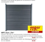 WPC-Zaun „Tim“ im Angebot bei toom Baumarkt in Bergisch Gladbach WPC-Zaun „Tim“ Angebote bei toom Baumarkt Bergisch Gladbach für 49,99 €