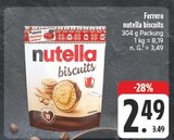 Nutella Biscuits Angebote von Ferrero bei E center Fürth für 2,49 €