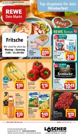 Aktueller REWE Prospekt mit Bier, "Dein Markt", Seite 1