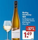 Riesling Chardonnay QbA im ALDI SÜD Prospekt Riesling Chardonnay QbA im aktuellen ALDI SÜD Prospekt für 1,49 €