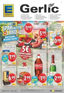 Aktueller EDEKA Prospekt "Aktuelle Angebote" Seite 1 von 24 Seiten für Gladbeck