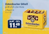 Urhell von Ustersbacher für 11,49 € bei V-Markt im Angebot Urhell von Ustersbacher im aktuellen V-Markt Prospekt