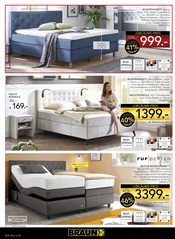 Bett im BRAUN Möbel-Center Prospekt in Tübingen Aktueller BRAUN Möbel-Center Prospekt mit Bett, "Jubiläumsmonat", Seite 8