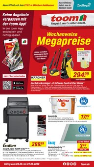 Gasgrill im toom Baumarkt Prospekt "Respekt, wer's selber macht." mit 22 Seiten (München)
