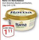 GLOBUS Gars - Rama Angebot im Prospekt Rama bei GLOBUS im Gars Prospekt für 1,11 €