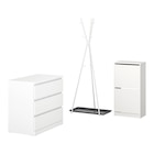 Flur-Set, 4-tlg. weiß/grau Angebote von BISSA / EKRAR bei IKEA Herten für 124,96 €