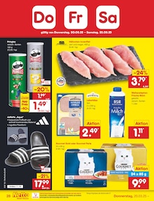 Milch im Netto Marken-Discount Prospekt "Aktuelle Angebote" mit 62 Seiten (Moers)