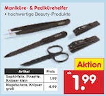 Maniküre- & Pedikürehelfer von  im aktuellen Netto Marken-Discount Prospekt für 1,99 €