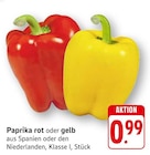 Paprika rot oder gelb Angebote bei EDEKA Mannheim für 0,99 €