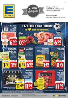 EDEKA Prospekt der Woche "Aktuelle Angebote" Seite 1, 08.06.2026 bis 13.06.2026 für Selfkant Aktueller EDEKA Prospekt "Aktuelle Angebote" Seite 1 von 26 Seiten für Selfkant