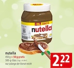 Nutella im Angebot bei famila Nordost in Neumünster Nutella Angebote von Nutella bei famila Nordost Neumünster für 2,22 €