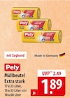 Müllbeutel Extra stark 17 x 25 Liter im Angebot bei famila Nordost in Pinneberg Müllbeutel Extra stark 17 x 25 Liter Angebote von Pely bei famila Nordost Pinneberg für 1,89 €