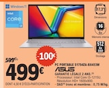 Pc portable s1704za-bx453w - ASUS - E.Leclerc à Belfort Pc portable s1704za-bx453w - ASUS en promo chez E.Leclerc Belfort à 499,00 €