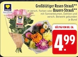 Großblütiger Rosen-Strauß im Angebot bei EDEKA in Straubing Großblütiger Rosen-Strauß Angebote von Herzstücke bei EDEKA Straubing für 4,99 €