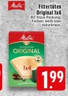 Filtertüten Original 1x4 Angebote von Melitta bei EDEKA Krefeld für 1,99 €