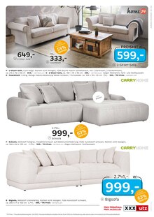 Sofa im XXXLutz Möbelhäuser Prospekt "junges wohnen" mit 8 Seiten (Ludwigshafen (Rhein))