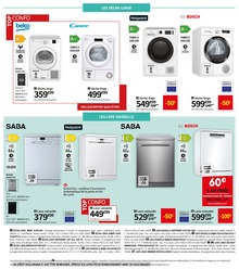Prix et réduction Bosch dans le prospectus Conforama en cours Offre Bosch dans le catalogue Conforama du moment à la page 36