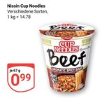 Cup Noodles Beef Angebote von Nissin bei GLOBUS Krefeld für 0,99 €