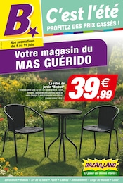 Catalogue Bazar & Déstockage Bazarland en cours à Rivesaltes et alentours, "C'est l'été, PROFITEZ DES PRIX CASSÉS !", 16 pages, 04/06/2025 - 15/06/2025