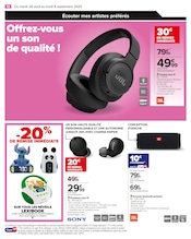 Promos Enceintes portables dans le catalogue "PASSEZ LA RENTRÉE CONNECTÉE À VOS ENVIES !" de Carrefour à la page 14