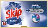 Lessive capsules tout en 1 + extra détachant x36 - SKIP - Intermarché à Saintes Lessive capsules tout en 1 + extra détachant x36 - SKIP en promo chez Intermarché Saintes à 7,93 €
