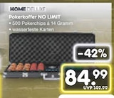 Pokerkoffer NO LIMIT im Angebot bei Netto Marken-Discount in Duisburg Pokerkoffer NO LIMIT Angebote von HOME DELUXE bei Netto Marken-Discount Duisburg für 84,99 €