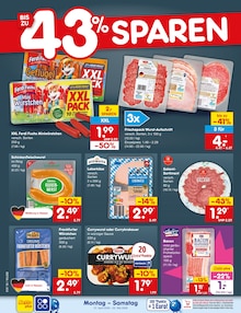 Fleisch im Netto Marken-Discount Prospekt "Aktuelle Angebote" mit 69 Seiten (Mainz)