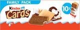 Biscuits Cards 2x10 lait et cacao - KINDER - Intermarché à Toulouse Biscuits Cards 2x10 lait et cacao - KINDER en promo chez Intermarché Toulouse à 1,87 €