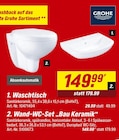 Waschtisch von Grohe im aktuellen toom Baumarkt Prospekt für 29,99 €