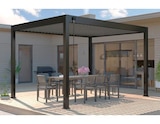Pergola en aluminium lames orientables 3 X 3M en promo chez Brico Dépôt Châtellerault à 899,00 €
