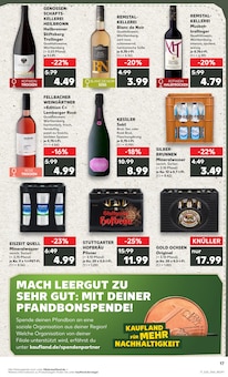 Bier im aktuellen Kaufland Prospekt (Schorndorf) Bier im Kaufland Prospekt "Hier bin ich richtig" mit 56 Seiten (Schorndorf)