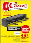 Raclette 4 personnes - TRISTAR en promo chez Hyper U Cambrai à 19,99 €