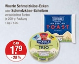 Schmelzkäse-Ecken von Woerle für 1,79 € bei V-Markt im Angebot Schmelzkäse-Ecken von Woerle im aktuellen V-Markt Prospekt