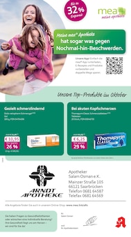 Aktueller mea - meine apotheke Prospekt für Saarbrücken mit  Seiten