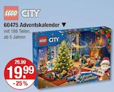 City 60475 Adventskalender im V-Markt Prospekt City 60475 Adventskalender von LEGO im aktuellen V-Markt Prospekt für 19,99 €