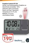 Projektion Funkuhr WT 534 Angebote von Techno Line bei GLOBUS Bensheim für 19,99 €