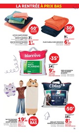 Promos Plaid dans le catalogue "LES PRIX BAS Spécial rentrée" de Hyper U Plaid en promo dans le catalogue Hyper U à la page 51