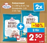 Kokosraspel für 2,50 € bei Netto Marken-Discount im Angebot Kokosraspel im aktuellen Netto Marken-Discount Prospekt