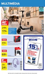 Offre Trottinette Électrique dans le catalogue Carrefour du moment à la page 76